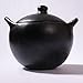 Ancient Cookware, Rounded Chamba Clay Soup Pot, Medium, 4 quarts