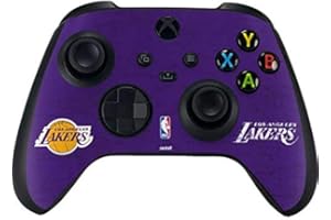 Skinit Decal Gaming Skin Compatible with Xbox Series X Controller - Officially Licensed NBA Los Angeles Lakers Purple Primary Logo Design