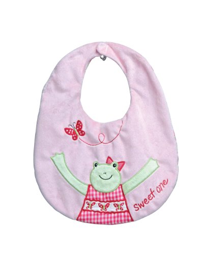 Kelly B. Rightsell Designs Soft Cloth Baby Bib, Hattie Girl, 11X13" (Discontinued by Manufacturer)