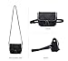 Badiya Women Leather Waist Packs Causal Belt Bag Shoulder Bag Lichee Pattern Mother's Day Gift