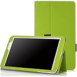 MoKo LG G Pad 8.3 Case - Slim Folding Cover Case with Built-in Hand Strap & Stylus Pen Loop for LG G Pad 8.3 Inch V500/V510/VK810 Verizon 4G LTE Tablet, GREEN (With Smart Cover Auto Wake / Sleep)