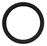 New SILICONE Black Steering Wheel Cover by Cameleon with Negative Ion Technology Ionized Cover!