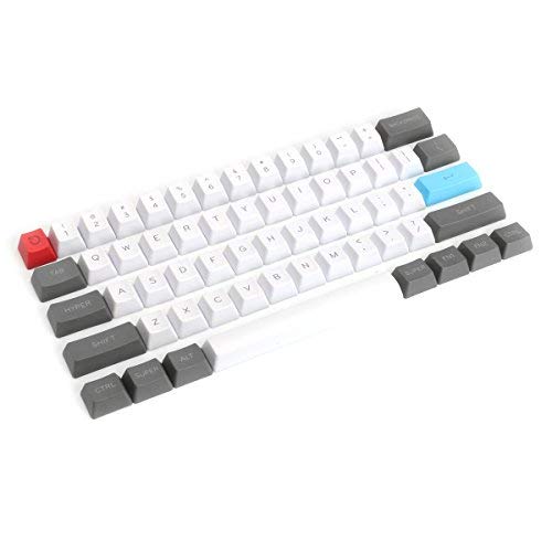 SENREAL 61 Key ANSI Layout OEM Profile PBT Thick Keycaps for 60% Mechanical Keyboard