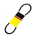 AEagle Mower Deck Belt for Blade Drive, fit Troy-Bilt MTD Cub Cadet 954-04045 754-04045 1/2x109