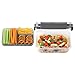 SnapLock by Progressive Bento-To-Go Container - Gray, Easy-To-Open, Leak-Proof Silicone Seal, Snap-Off Lid, Stackable, BPA FREE
