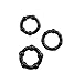 Waterproof Silicone Delay Control Cockrings Penis Ring 3Pcs and Free Sample Lube