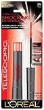 L'Oreal Paris Telescopic Shocking Extensions Washable Mascara, Black, 0.29 Fluid Ounce (Pack of 3)
