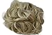 PRETTYSHOP BUN Up Do Hair Piece Hair Ribbon Ponytail Extensions Draw String Scrunchie wavy Platinum blond # 613A HK111