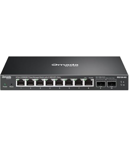 Amazon.com: TP-Link Omada SG3210 v3 | 8 Port Gigabit Switch, 2 SFP