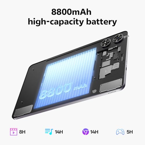 SVITOO Android 16 Tablet, 11 Inch Tablet with Gemini AI, Android Tablet with 20GB RAM 128GB ROM, Unisoc T7250 Octa-Core, 90Hz Display, 8800mAh Battery, WiFi Tablet, 1 Year Warranty