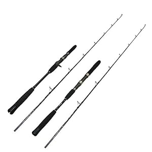 Hayandy Canne à Pêche Jigging Lente 1.68m 1.8m M Oceanpower Rod Mf D’action Sur Le Carbone Bateau Canne à Pêche For La…
