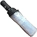 Futisma WerFamily Clear Transparent Folding Auto Open Auto Close Umbrella Rainy (transparent 3)