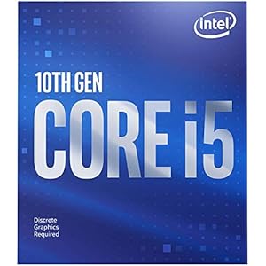 Intel Core i5-10400F (basistakt: 2,90 GHz; sokkel: LGA1200; 65 Watt) Box