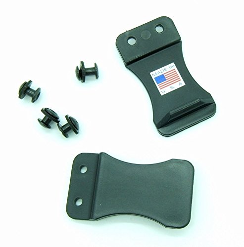 Quick clip pro kydex leather gun holster belt clips 1.5" bel…