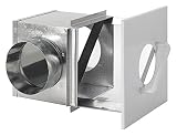 Fantech DBLT 4W Lint trap, 4" Duct