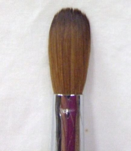 Professional Premium Kolinsky Acrylic Nail Brush Round Crimped #12 Short Handle