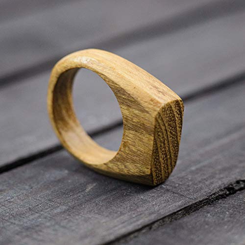 wooden engagement ring