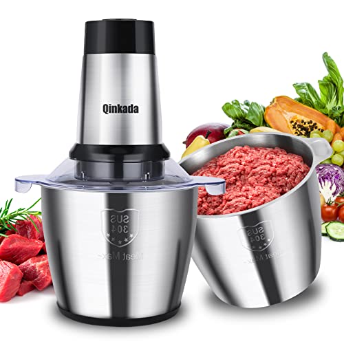 Qinkada Food Processor 14Cup 500W Meat Grinder