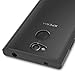 CoverON Hard Slim Fit ClearGuard Series for Sony Xperia XA2 Ultra Case, Clear with Black Trim