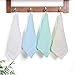 Baby Muslin Washcloths, Soft Newborn Baby Face Towels, Multi-Purpose Natural 100% Cotton Baby Towels, 6 Pack 10
