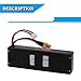 Reikirc 2pcs 7.4v 1800mAh Battery for Contixo F17 mjx b3 Bugs 3 Force1 F100 RC Drone Spare Parts