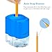Electric Pencil Sharpener,VEYETTE Efficient Pencil Sharpener with Helical Blade for No.2 Pencils and Colored Pencils, Adapter Included, Blue