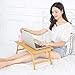Sodoop Laptop Tray Desk, Adjustable Foldable Bamboo Lapdesk Lazy Breakfast Serving Bed Table, Portable Home Outdoor Travel Camping Picnic Table, 19.7 x 11.8 x 8.7 inchthumb 1
