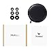 Teleson In-Earbuds Earphone Headphones with Mic Stereo Bass with 3.5mm headset MK801 (Gun metal)