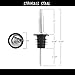 ChefLand Stainless Steel Bottle Pourers, Pouring Spouts for Liquor, Wine and Spirits Perfect for Restaurant, Bar, Hotel, Casino Use - Free-Flowing - (12 Pack)