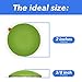Silicone Wall Protectors from Door knobs - Self Adhesive Round Plate - Door Bumper Pads - Rubber Door Handle Bumper Guard for Door Knob, Kitchen, Office (2inch, Black)