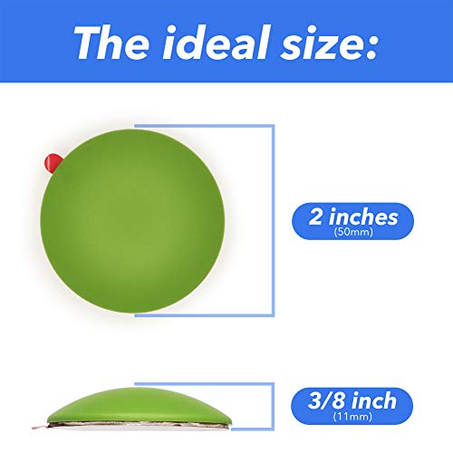 image for Crebri Silicone Wall Protectors from Door knobs Ivory - Self Adhesive 