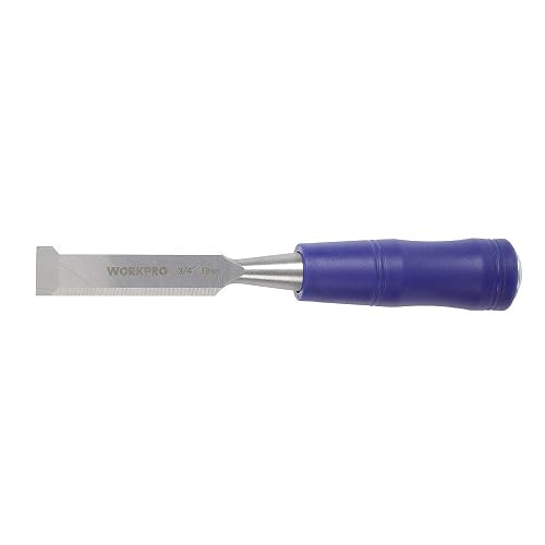 WORKPRO W043002 Wood Chisel, 3/4 In. Wide Blade, Hardened and Tempered ...