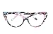 SOOLALA Ladies 52mm Lens Designer Cat Eye Reading Glasses Customized Strengths