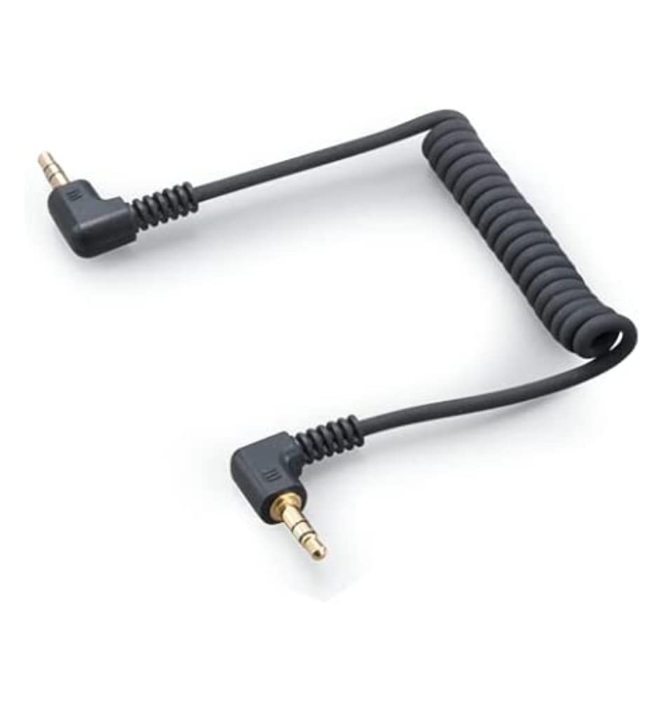 Zoom SMC-1 Stereo Mini Cable 3.5 mm for DSLR Cameras – Audio Connection for Field Recorders and Video Production