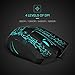 HAVIT HV-MS672 3200DPI Wired Mouse, 4 Adjustable DPI Levels, 800/1200/2400/3200DPI, 7 Circular & Breathing LED Light, 6 Buttons (Black)