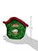 ZippyPaws Holiday Santa's Workshop Burrow Squeaky Plush Hide and Seek Dog Toy