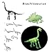 5 Pack - 3D Glowing Dinosaur Fossil Puzzles - Glow in The Dark Dino Skeleton Model Toys - Kids Archaeology Kits Party Favors (10-Inches)