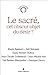 Sacre, CET Obscur Objet Du Desir ? (Le) (Collections Spiritualites) (French Edition) by