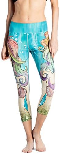 POPSTYLE Women Fitness Yoga Stretch Cropped Sport Pants Workout Running Leggings S