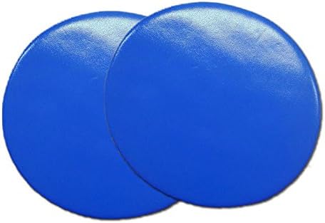Hongwo Waterproof Yoga Knee Pad Cushion 20mm Thick NBR Foam Yoga Knee Mat Pads Support for Yoga Pilates Fitness Exercise Workout- Pain Relief for Hands Wrists Knees Elbows- 2 Pack- Blue