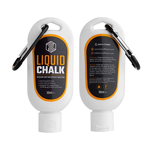 Liquid Chalk | Sports Chalk | Superior Grip and Sweat-Free Hands for Weightlifting, Gym, Rock Climbing, Bouldering, Gymnastics, Pole Dancing and Fitness, Crossfit, Bodybuilding and More (50ml)