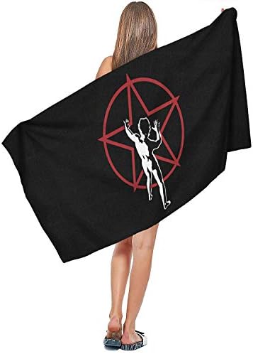 CAPXIEeY Multipurpose Ultra Soft Microfiber Beach Towel Rock Band Poster Pattern Large Bath Sheet for Beach,Travel,Gym,Yoga and Sports- Lightweight, Compact and Sand Free (27.5 x 55.1 Inch)