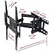 KECOBESTYEE Full Motion Articulating Dual Arm Tilt TV Wall Mount Bracket for 20-55 Inch LCD LED Plasma Flat Panel Screen VESA up to 400x400mm, 110lbs Weight Capacity, Includes HDMI Cable And Level