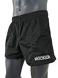Black Rugby Shorts - American Rucker - Two Pockets - Men - Women