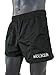 Black Rugby Shorts - American Rucker - Two Pockets - Men - Women