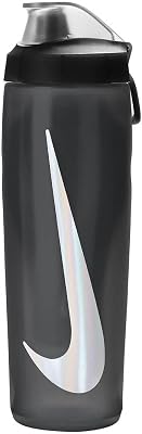 Unisexe Refuel Locking Lid Bouteille d'eau Anthracite/Black/Silver Iridescent 709 ML