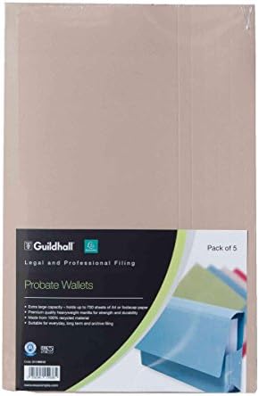 Guildhall 315 gsm Foolscap Probate Wallet - Buff