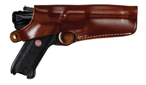 Triple K 196 Carrylite Holster for Ruger MK I, II, III with 5.5-Inch Barrel, Walnut Oil, Right - Thumbnail 2