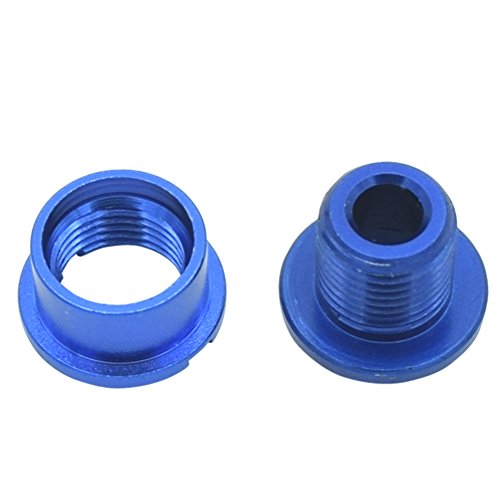 JooFn Chainring Bolt/Nuts Single Speed Short Chain Ring Bolts Kit for Road Bike, Mountain Bike, BMX, MTB(Aluminum Alloy, Blue)