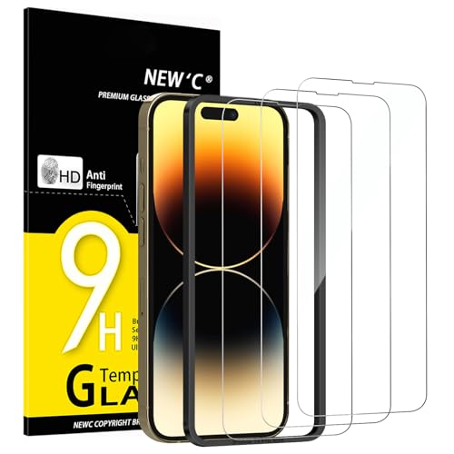 NEW'C 3 Pack Designed for iPhone 14 Pro Max Screen... en promo sur Amazon